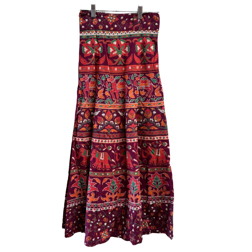 Mihika | Long Cotton Wrap Skirt