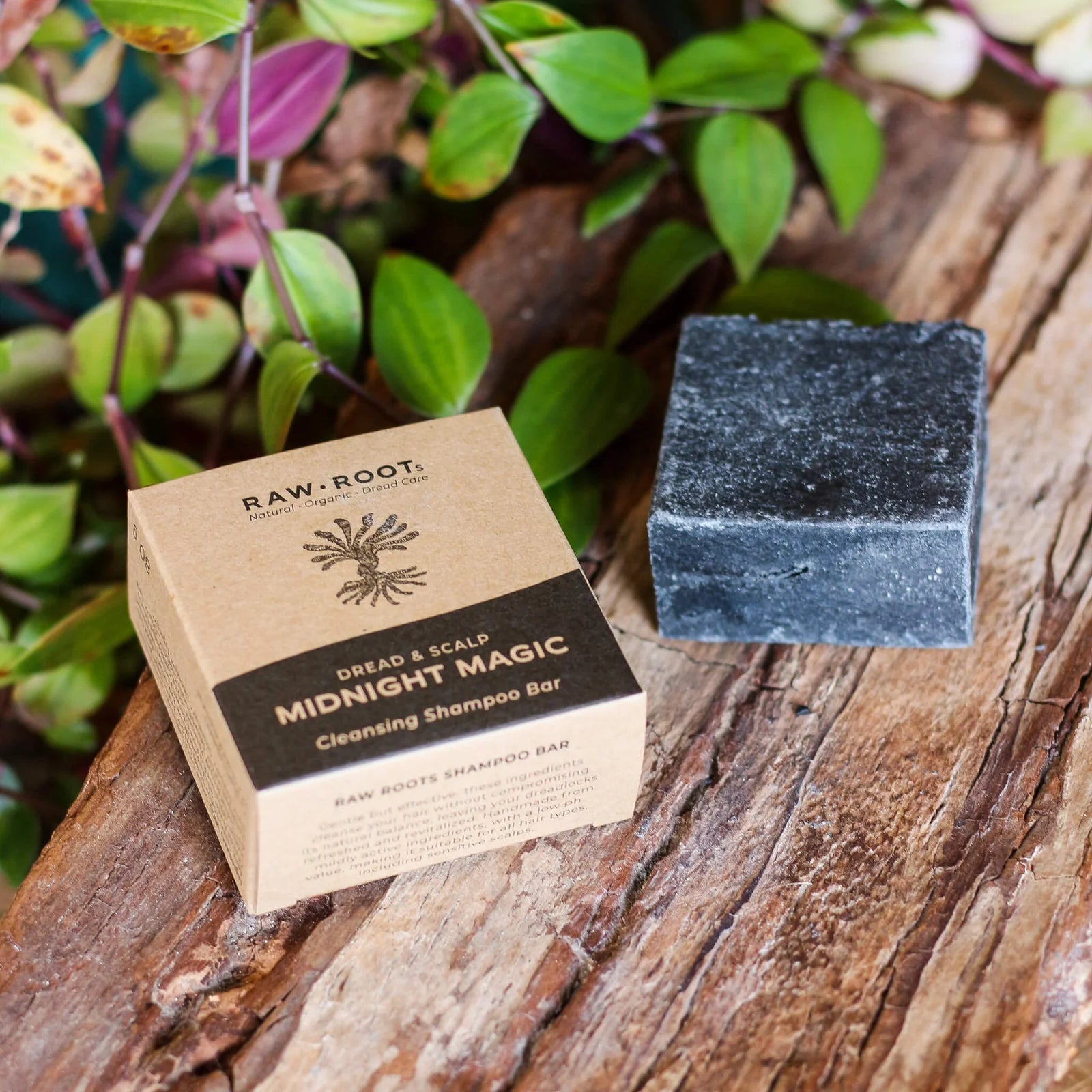 Raw Roots Deep Cleansing Shampoo Bar - Midnight Magic