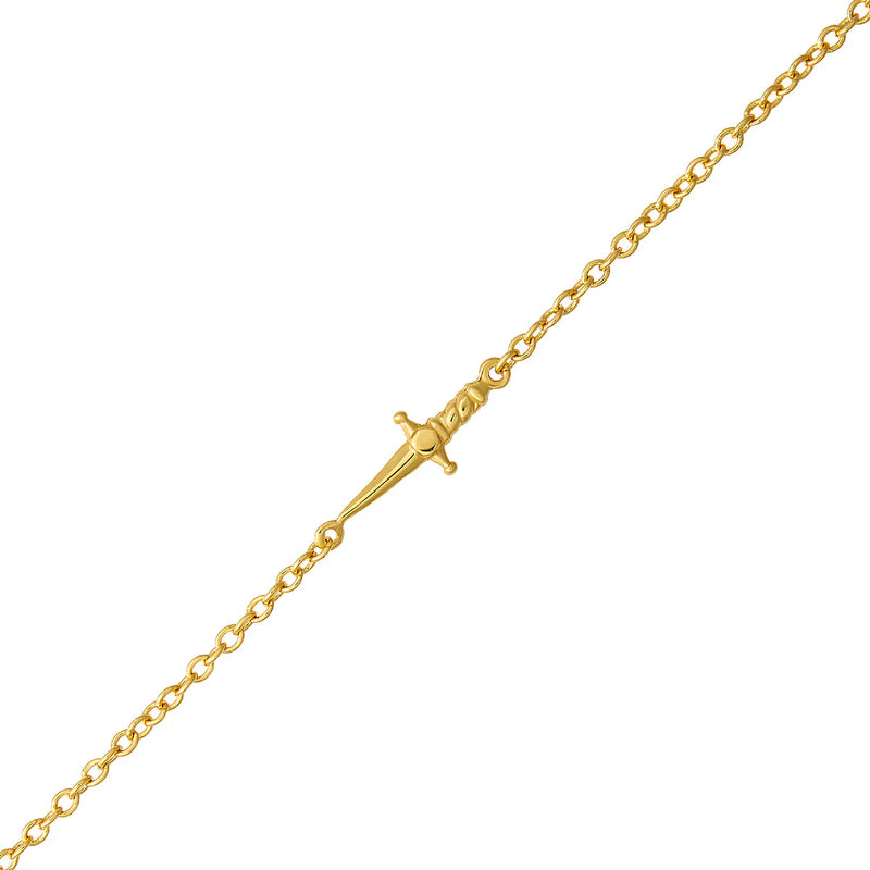 Cosmic Dagger Bracelet Gold