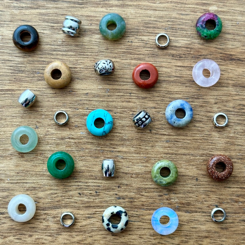 Micro Dreadlock Beads | Set Of 25