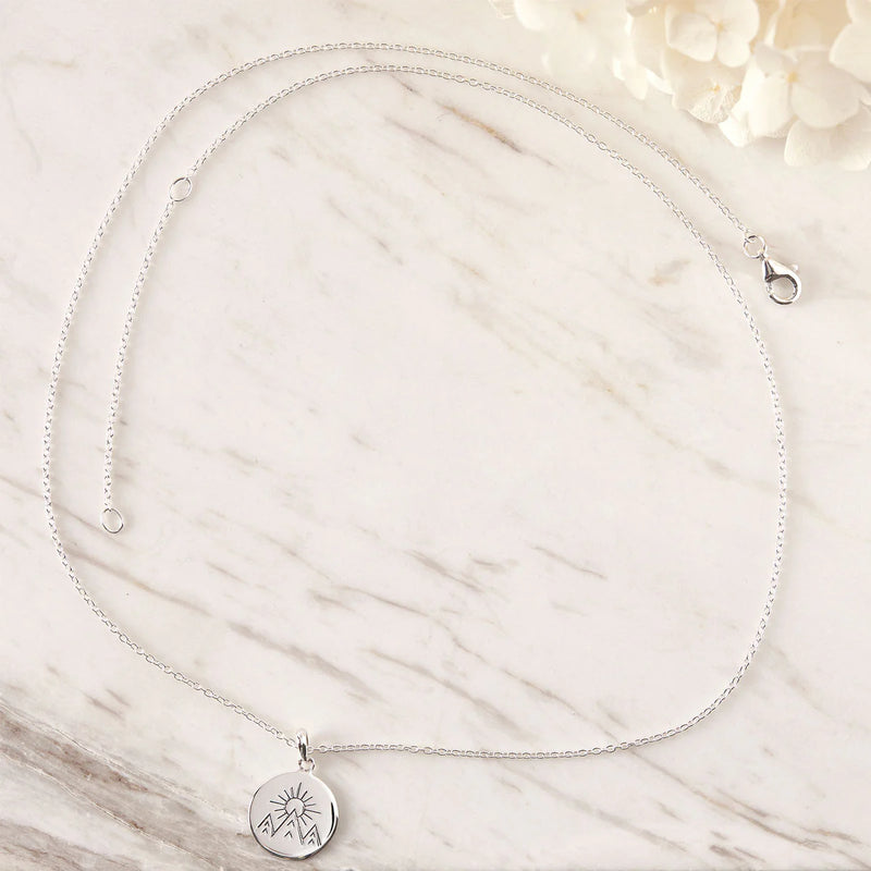 Sterling Silver | Under the Moon Phases Necklace