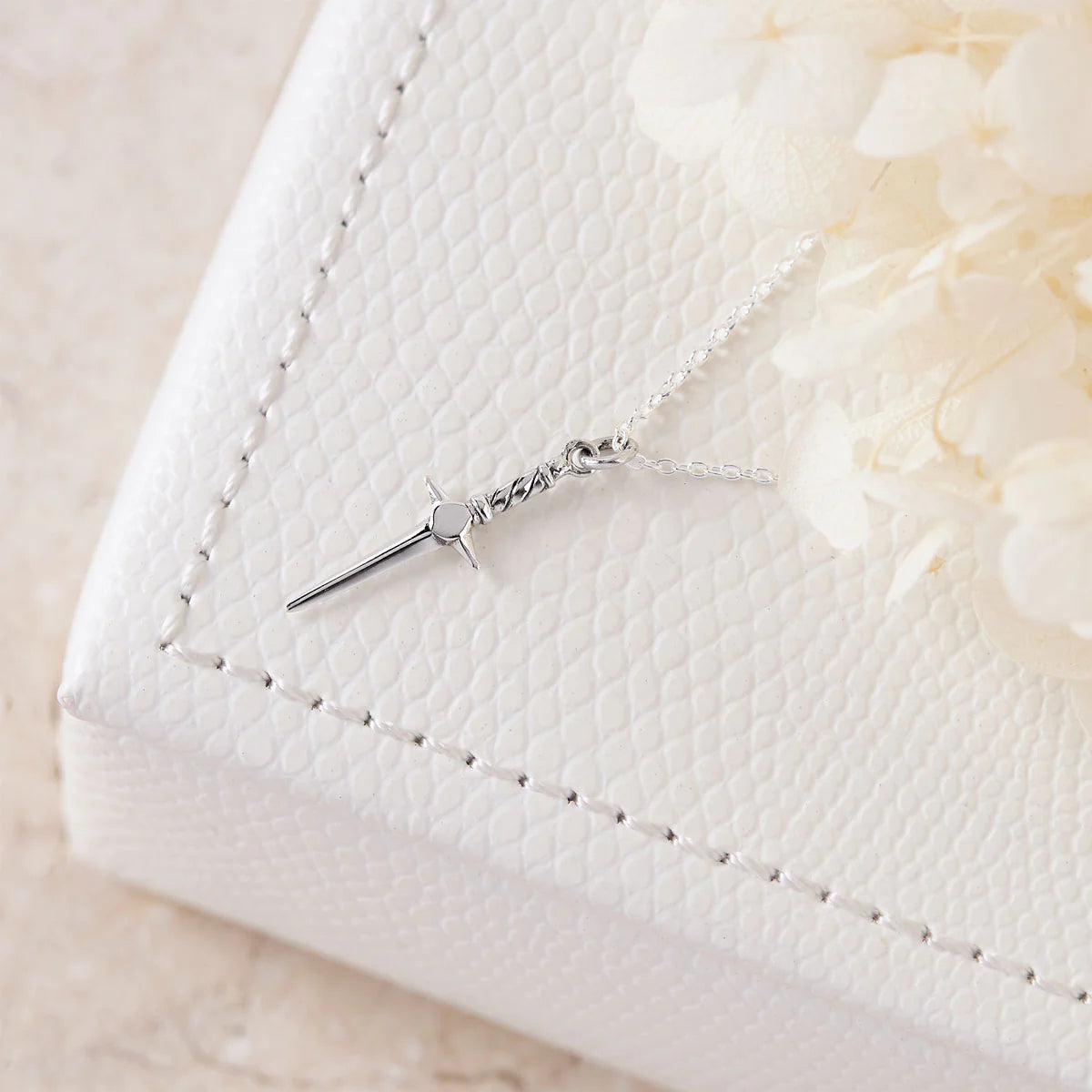 Sterling Silver | Cosmic Dagger Necklace