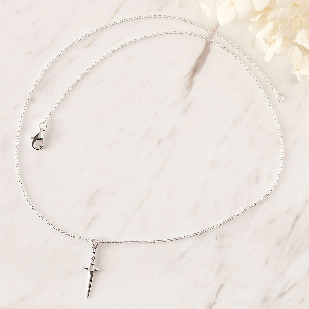 Sterling Silver | Cosmic Dagger Necklace