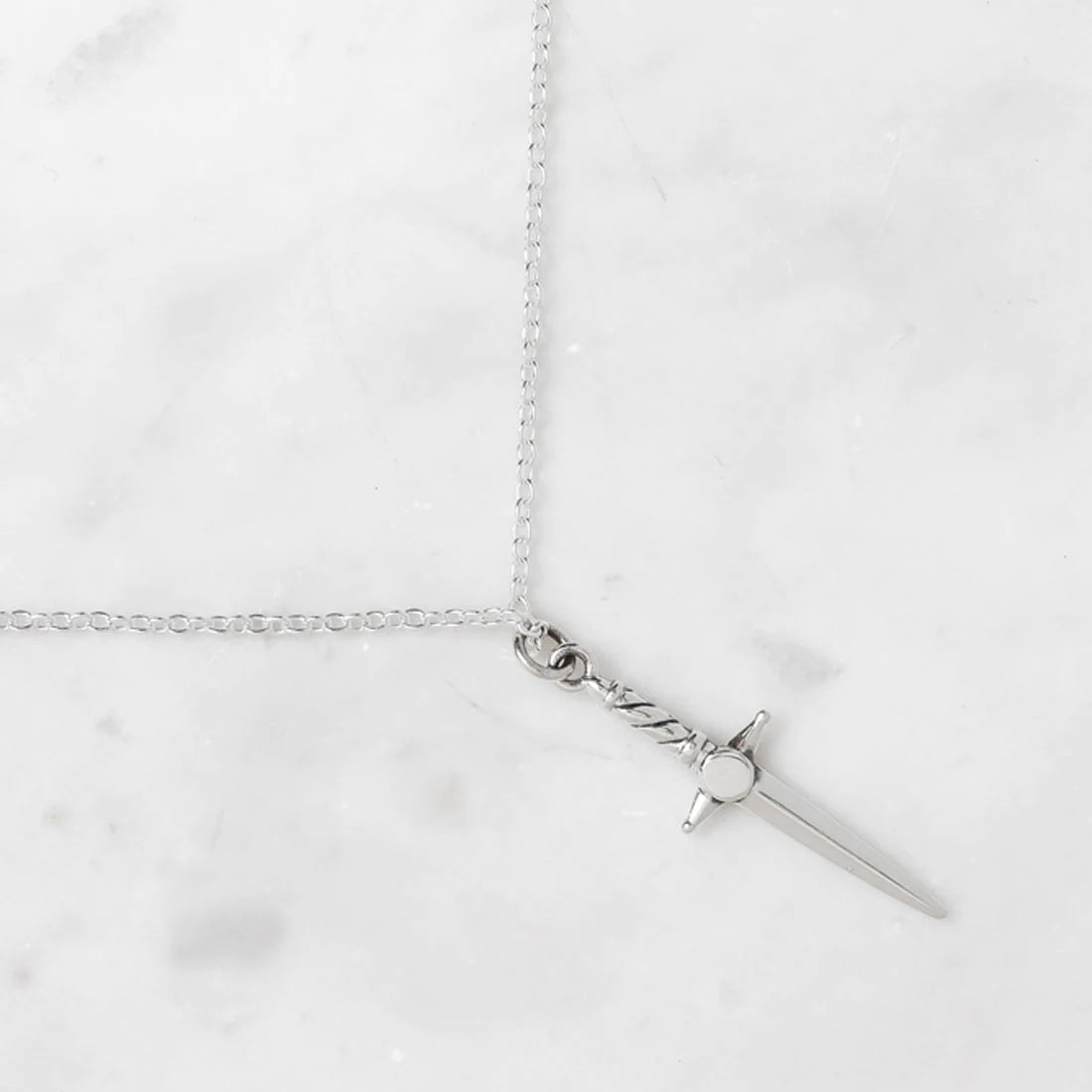 Sterling Silver | Cosmic Dagger Necklace