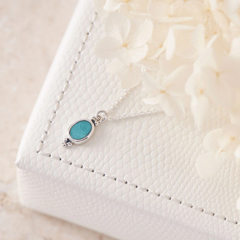 Sterling Silver | Moon Song Turquoise Necklace