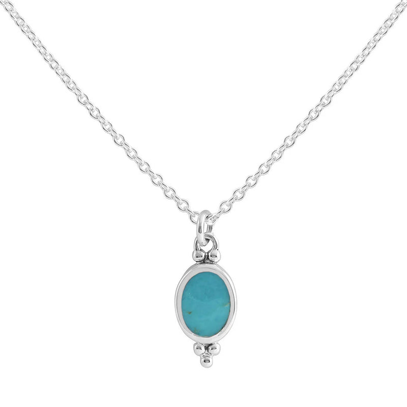 Sterling Silver | Moon Song Turquoise Necklace