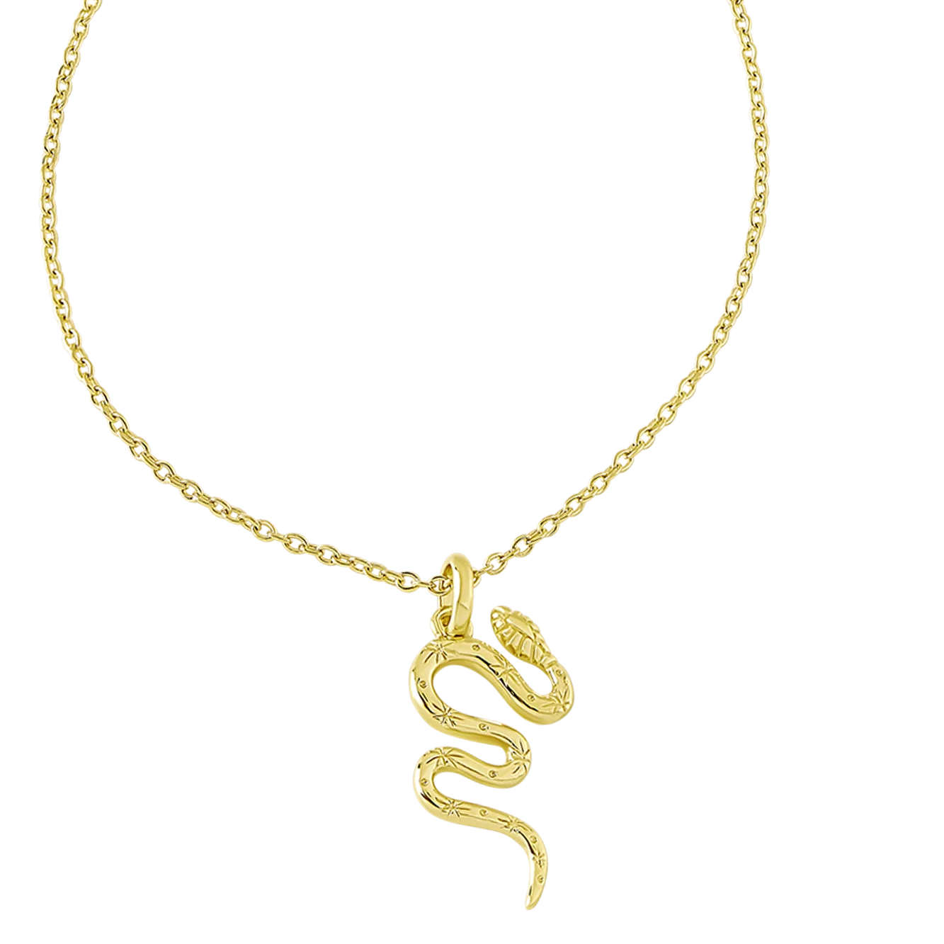 Mystic Serpent Necklace Gold
