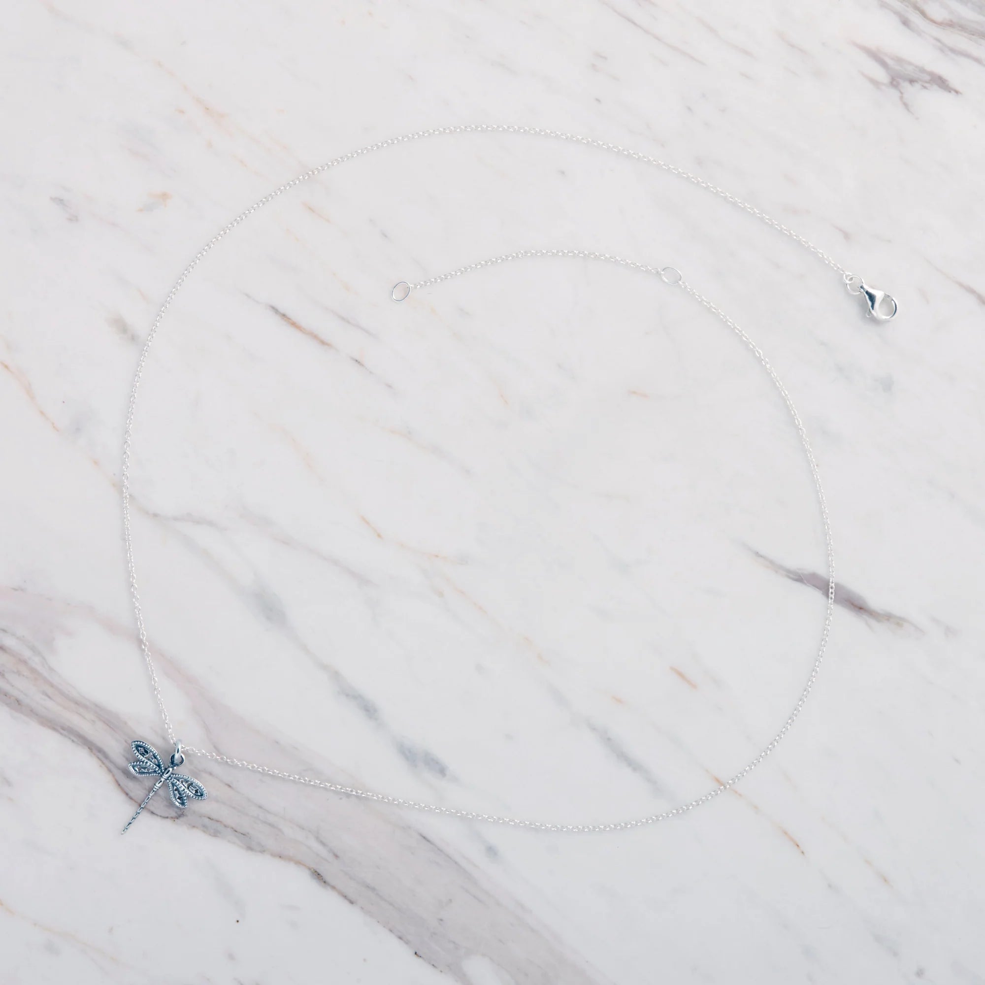 Sterling Silver | Wild Dragonfly Necklace