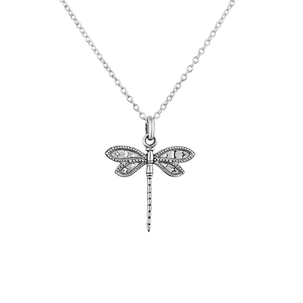 Sterling Silver | Wild Dragonfly Necklace