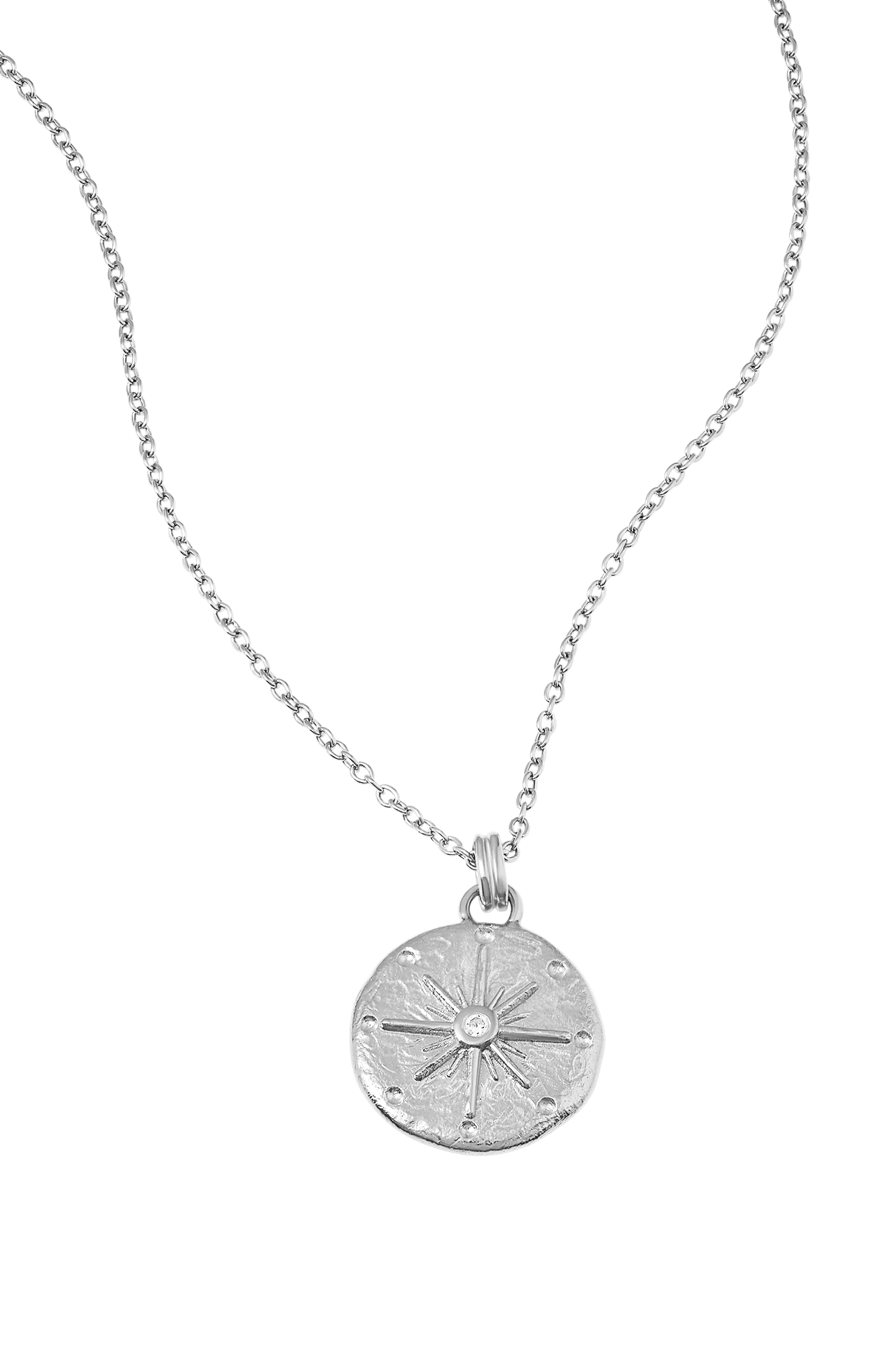Sterling Silver | Celestial Compass Necklace