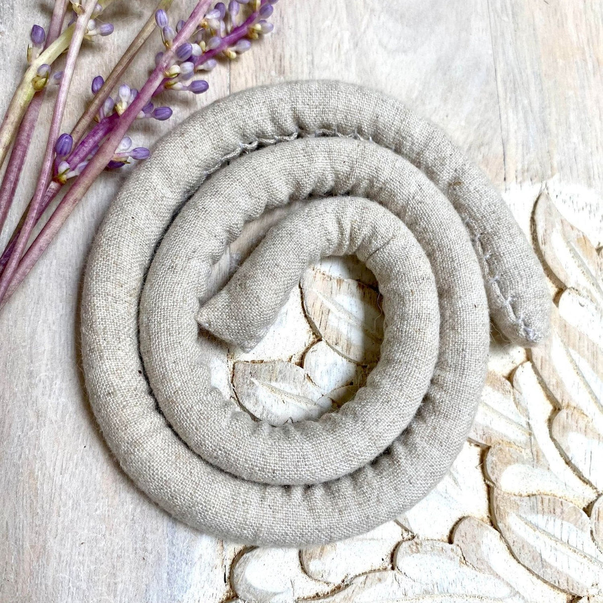 Natural Organic Hemp Spiralocks | Bendable Dread Tie