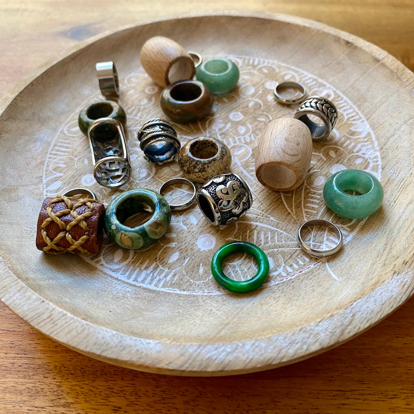 Oak Leaves | Limited Edition Dreadlock Beads | Set Of 20