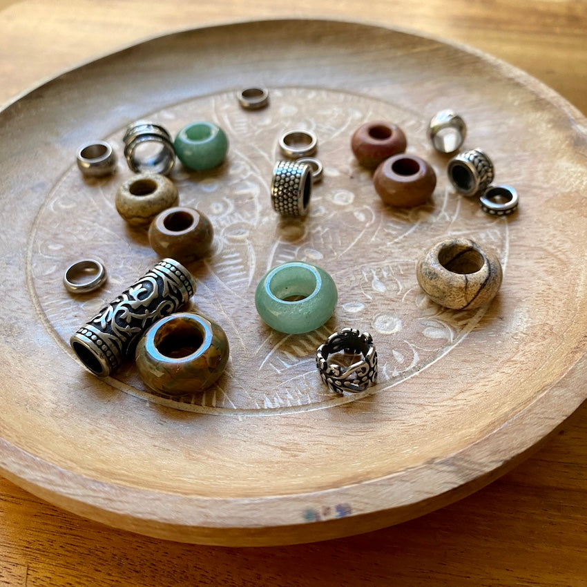 Maple Forest Dreadlock Beads | Set Of 20