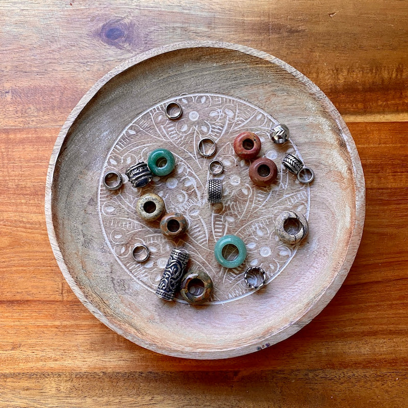 Maple Forest Dreadlock Beads | Set Of 20