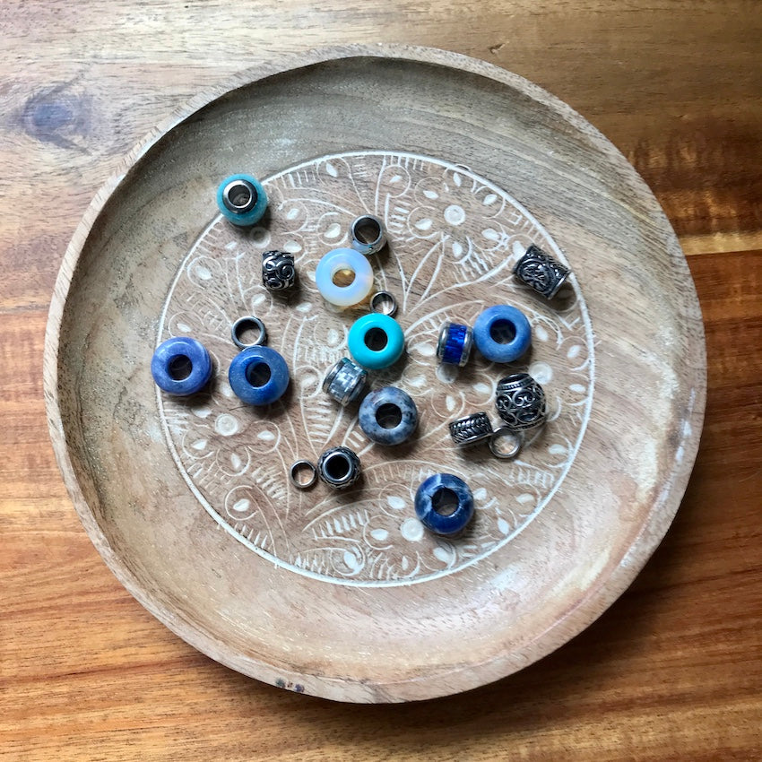 Icy Blast Dreadlock Beads | Set Of 20