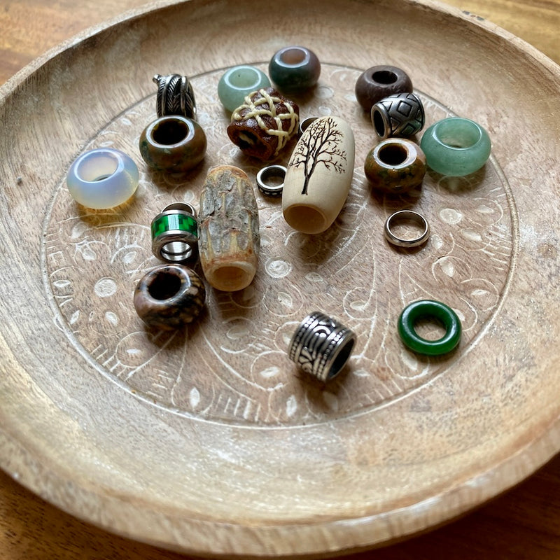 Magical Forest Dreadlock Beads | Set Of 20