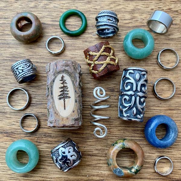 Magical Forest Dreadlock Beads | Set of 20