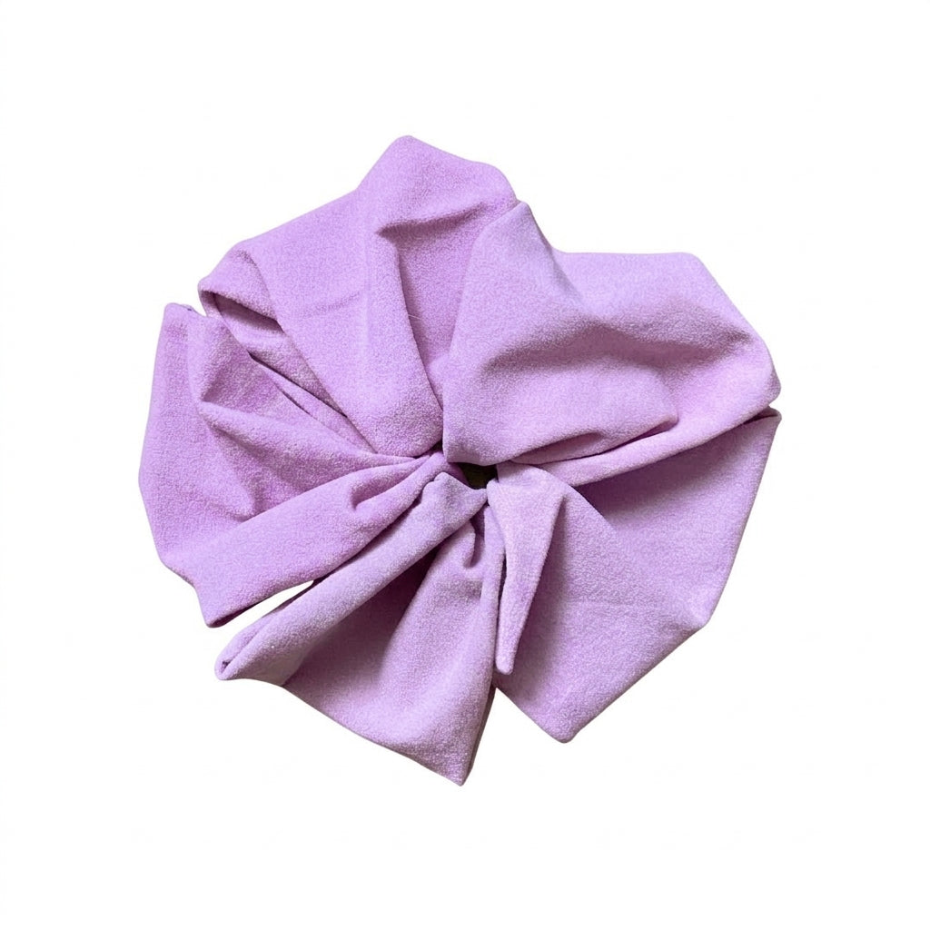 Lilac Soft Elastic Large Dread Ties - Mountain Dreads