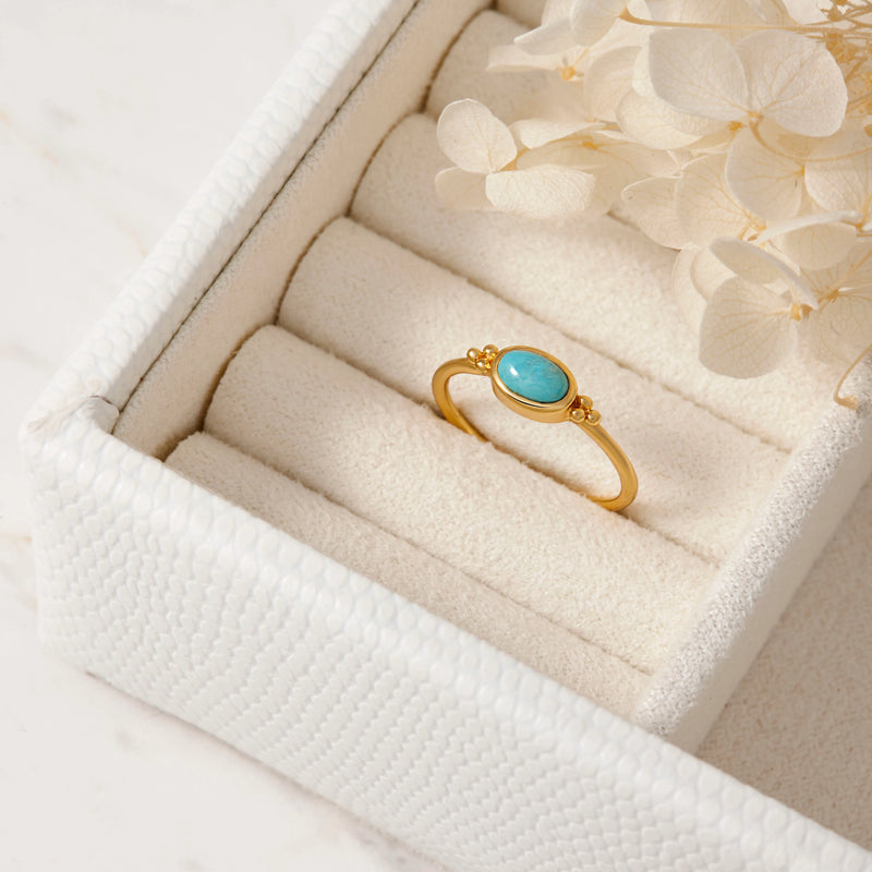 Turquoise Ring Gold