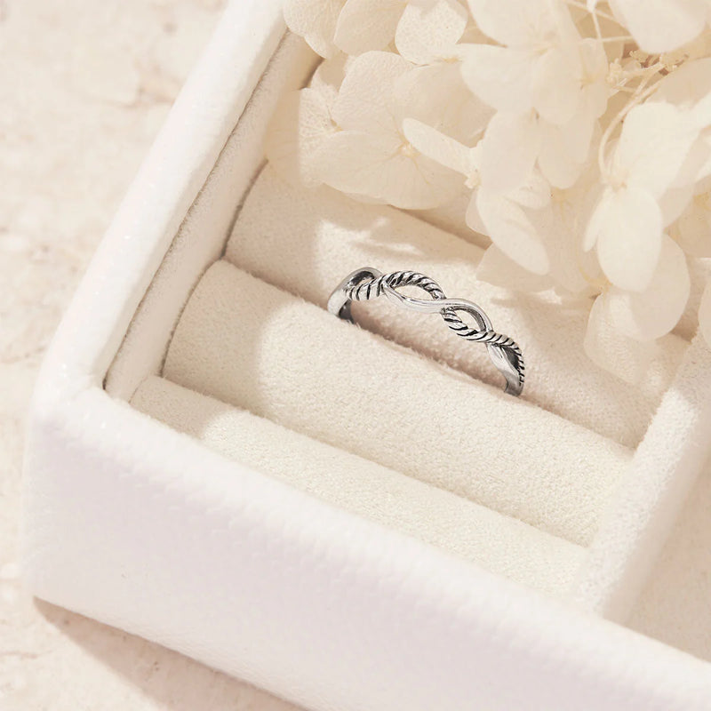 Sterling Silver Rope Twist Ring