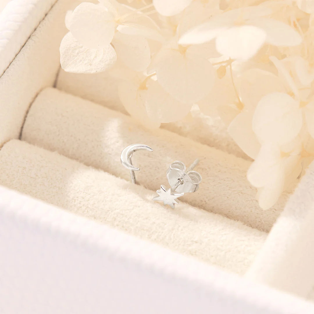 Sterling Silver Night Glow Studs