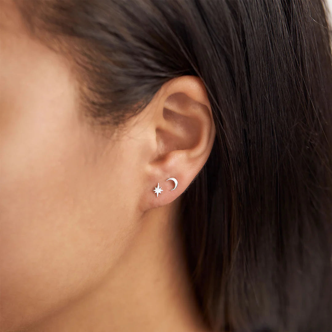 Sterling Silver Night Glow Studs