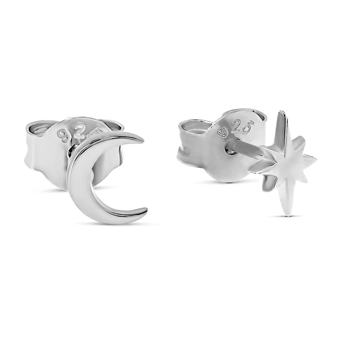 Sterling Silver Night Glow Studs