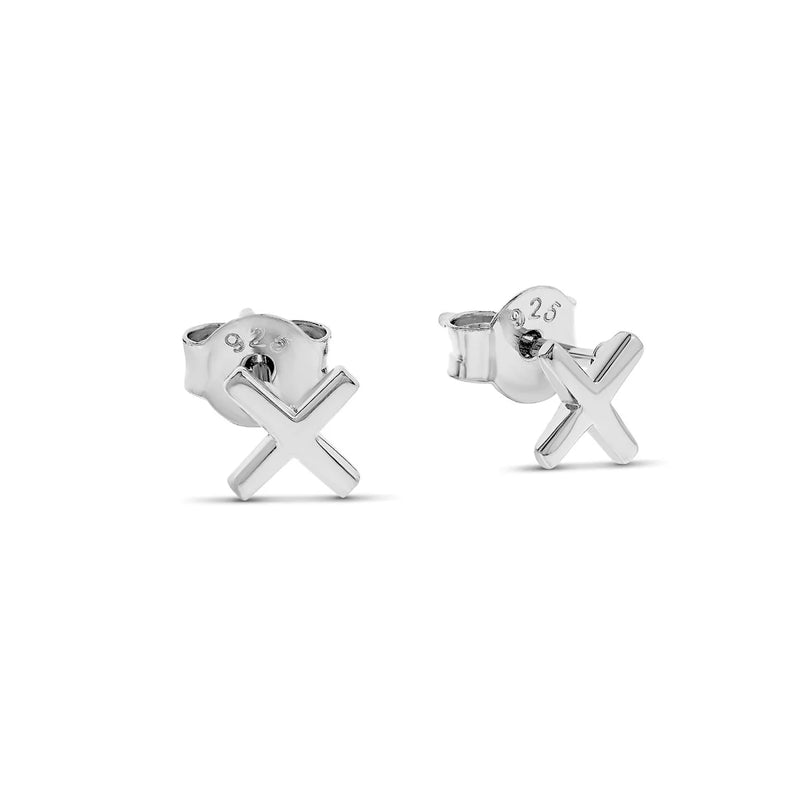 Sterling Silver Baby Kiss Studs