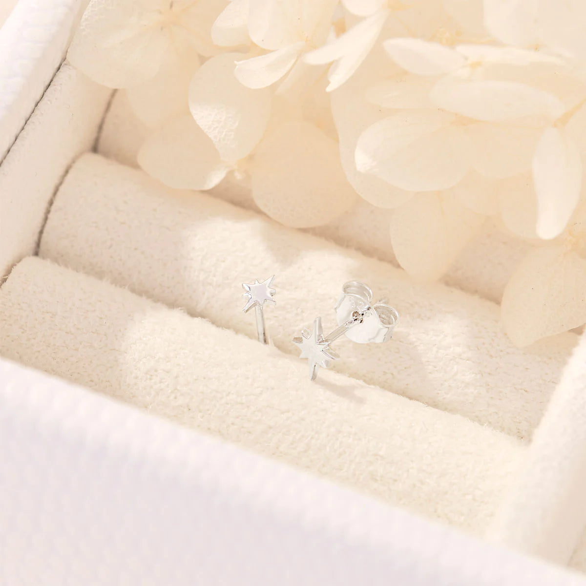 Sterling Silver Celestial Studs