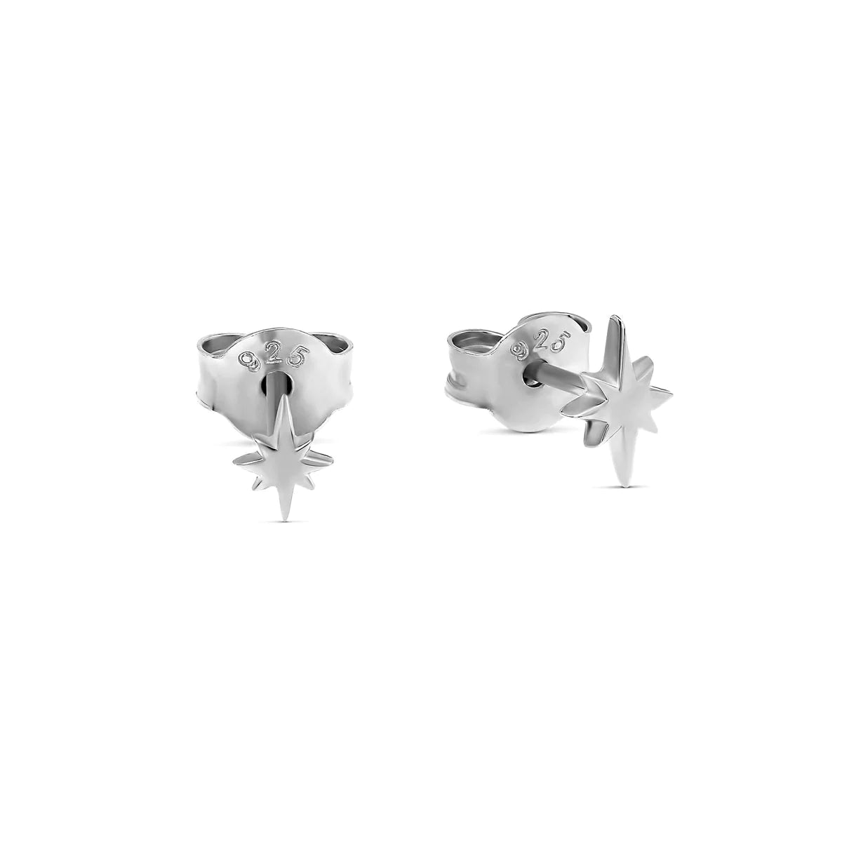 Sterling Silver Celestial Studs