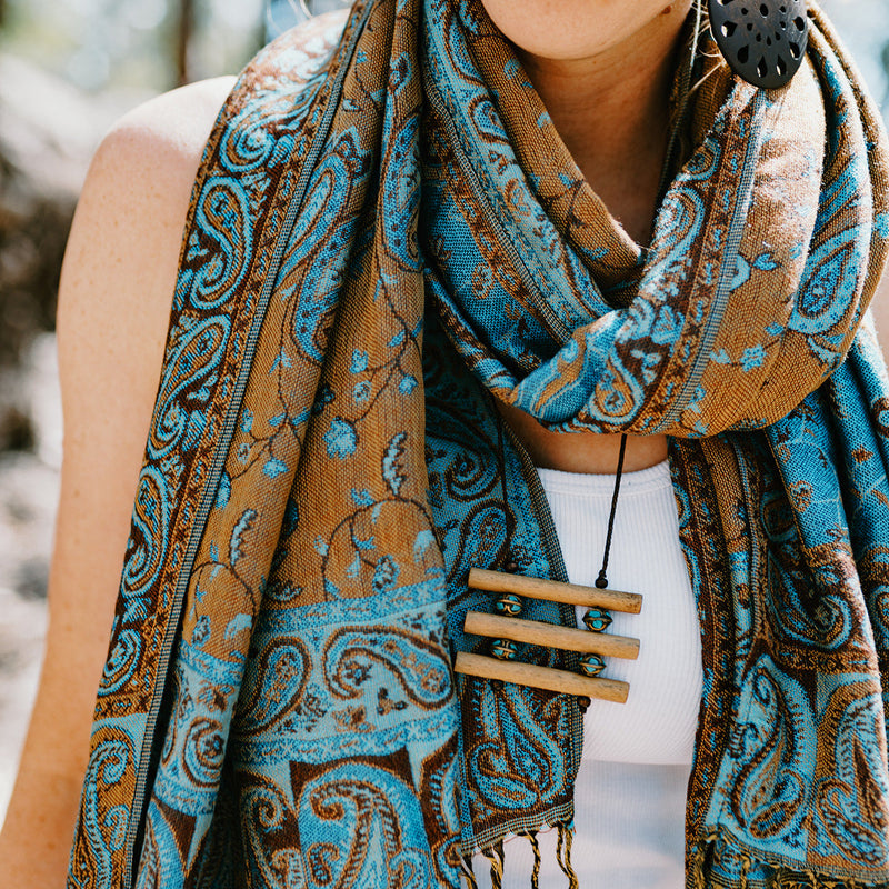 Paisley Scarf - River Tides