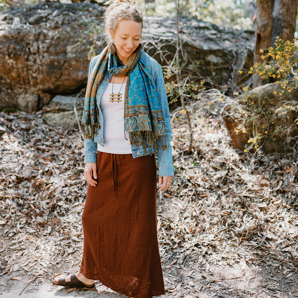 Linen Skirt | Wild Chestnut