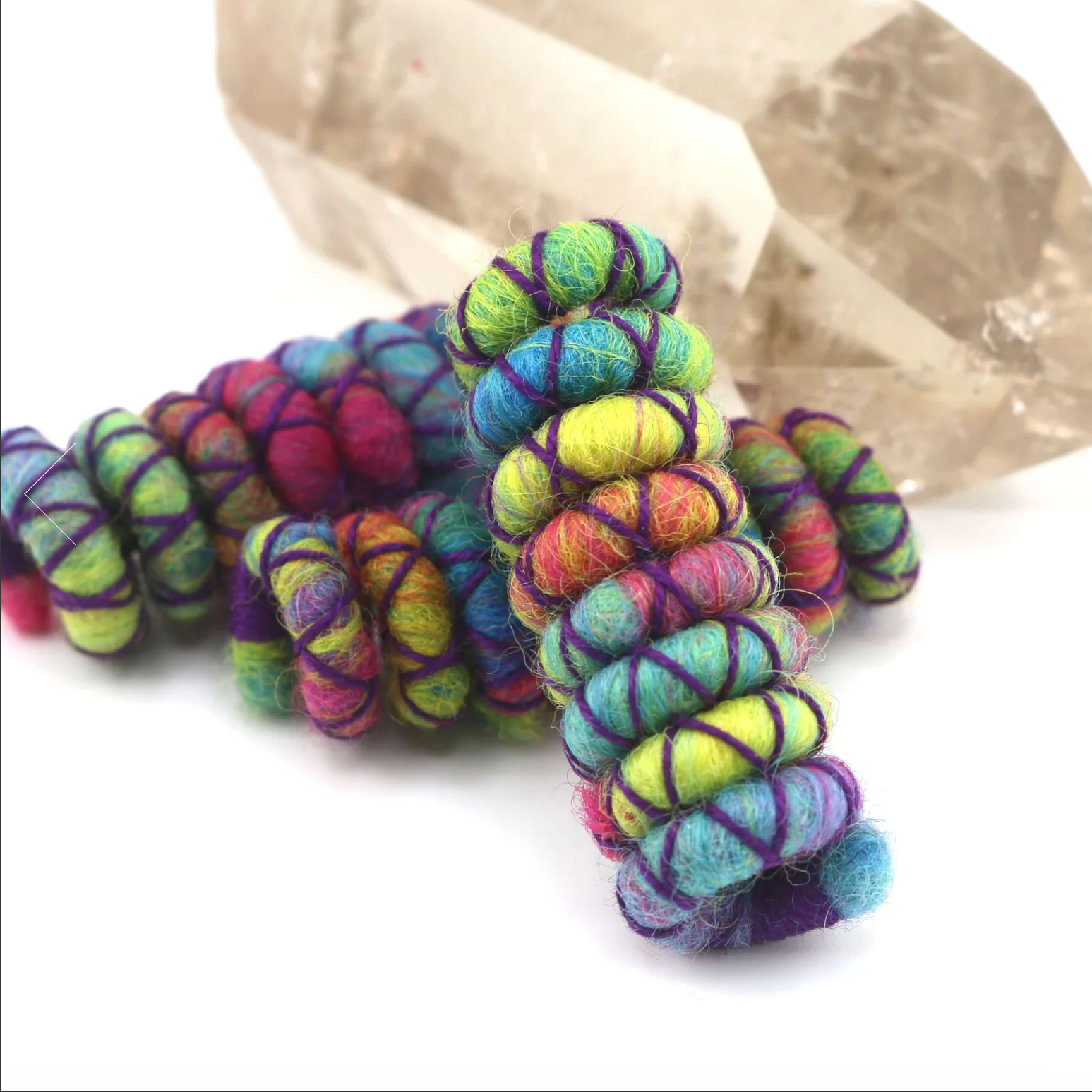 Rainbow - Mini Wool Felt Spiralocks