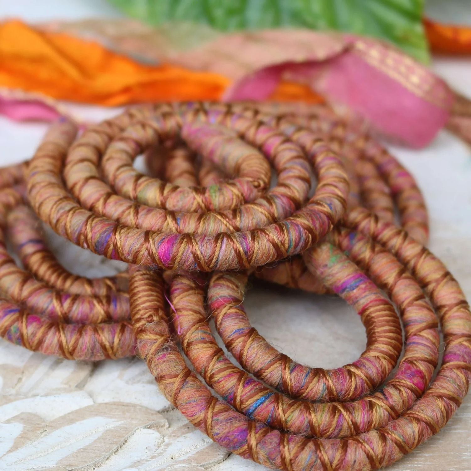Sari Wool Felt Spiralocks