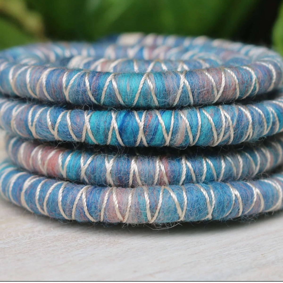 Opal Wool Felt Spiralocks