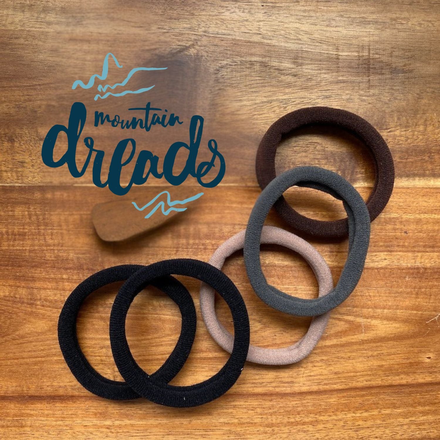 Neutral Regular Stretchy Dread Ties - Mountain Dreads