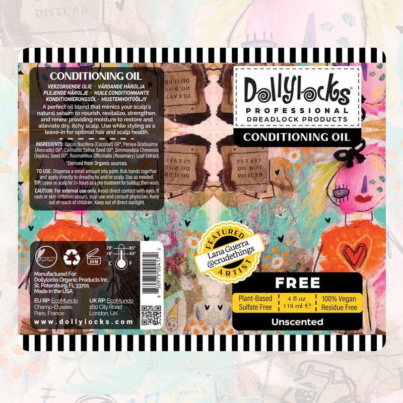 Dollylocks Conditioning Oil | Unscented | FREE