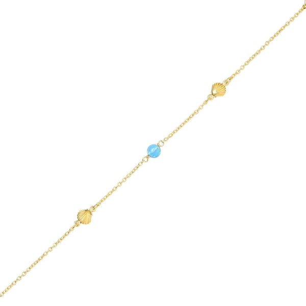 Oceanic Opal Bracelet Gold