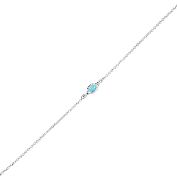 Sterling Silver | Moon Song Opal Bracelet