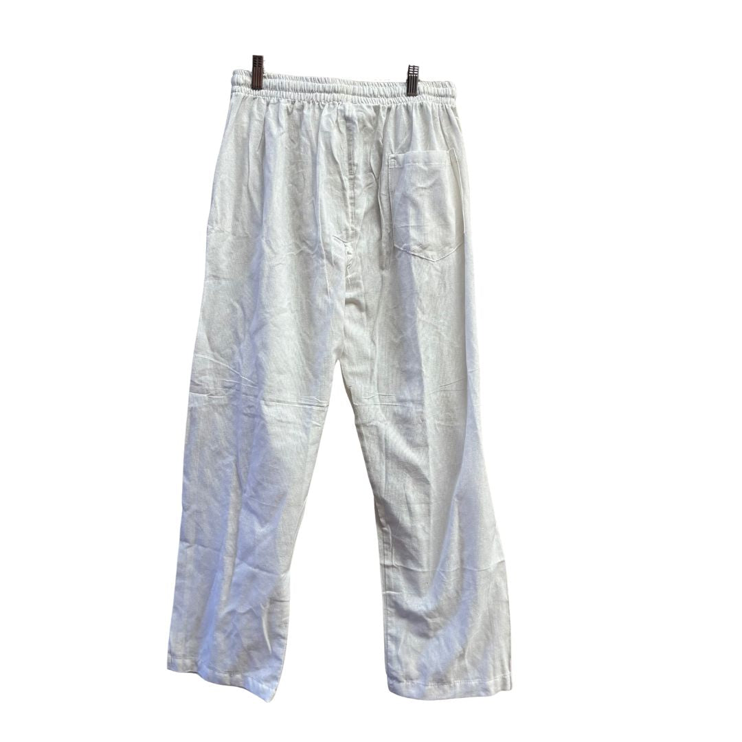 White Cotton Pants