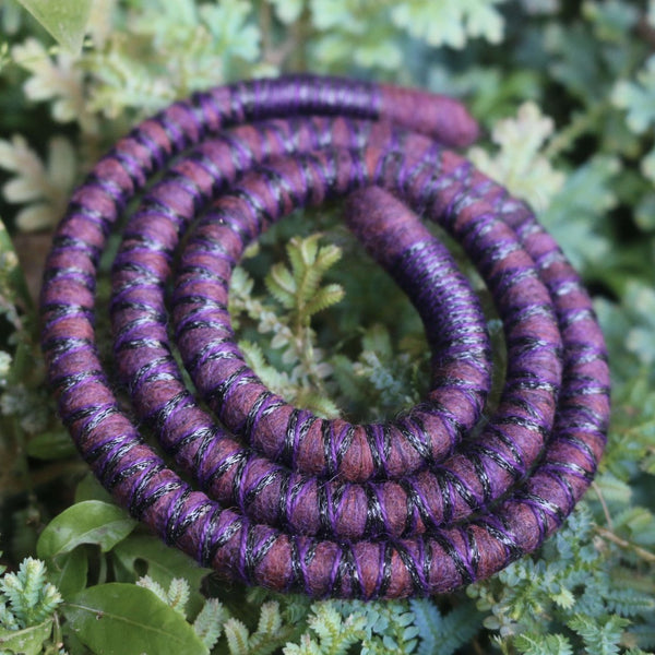 Purple Galaxy Wool Felt Spiralocks