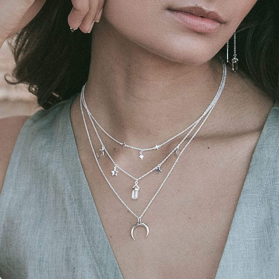 Sterling Silver | Celestial Star Necklace