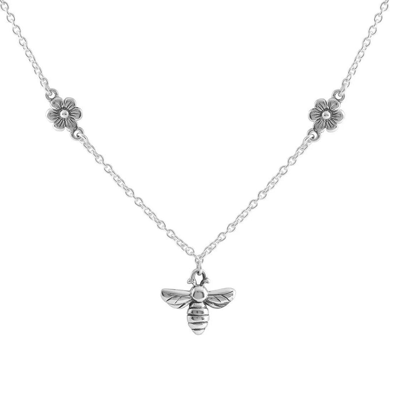 Sterling Silver Meant To Bee Necklace