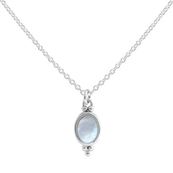 Sterling Silver | Moon Song Shell Necklace