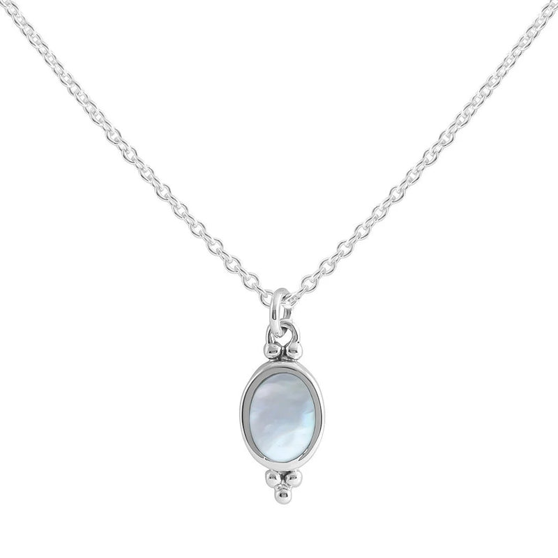 Sterling Silver | Moon Song Shell Necklace