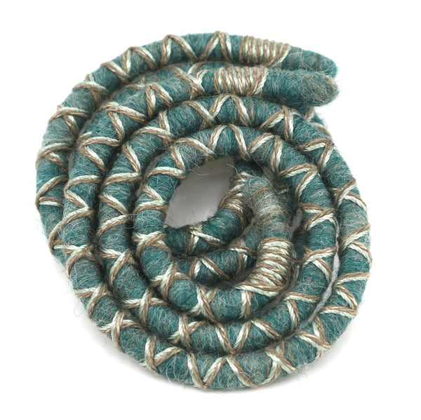 Sea Swirl Wool Felt Spiralocks