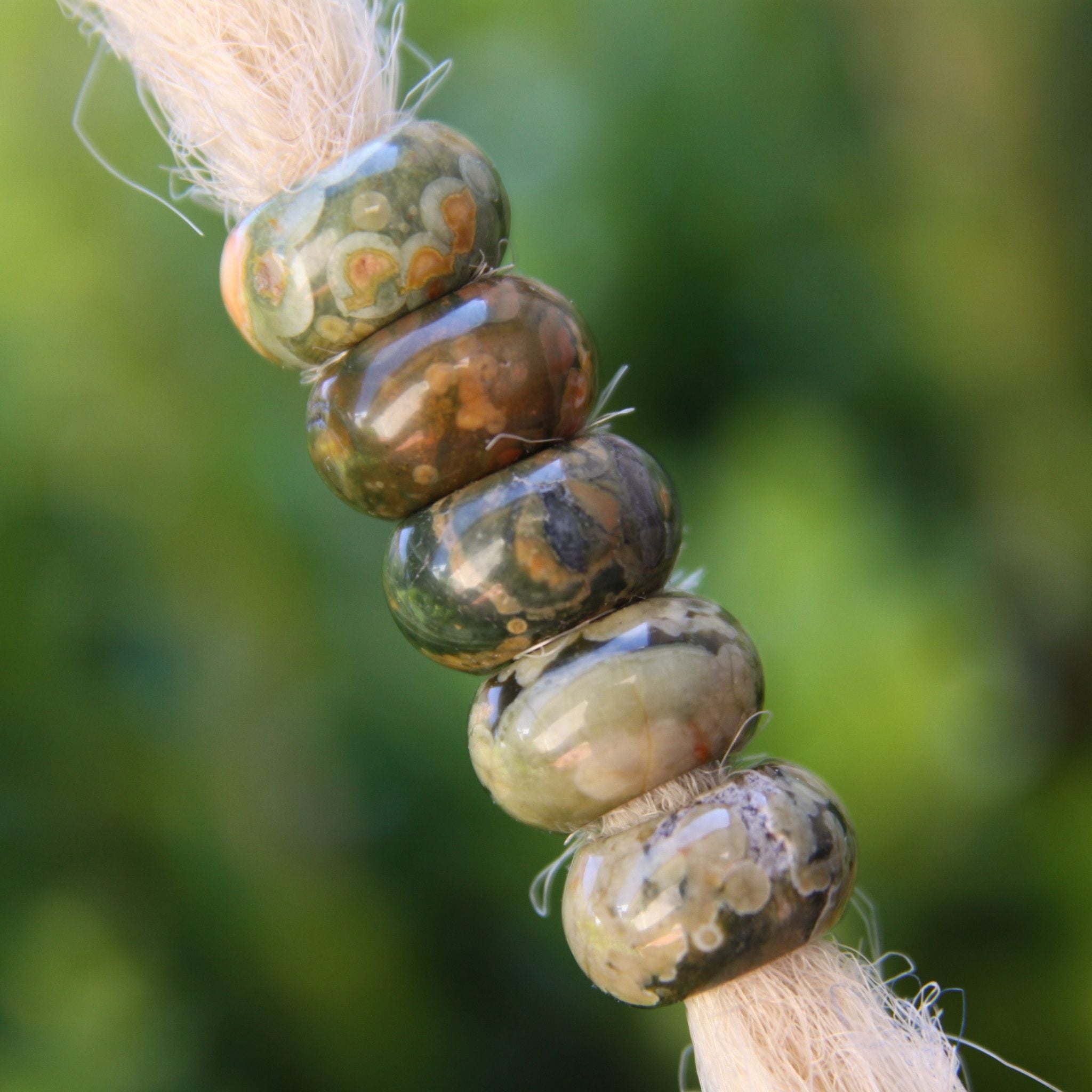 Green Jasper | Set of 5
