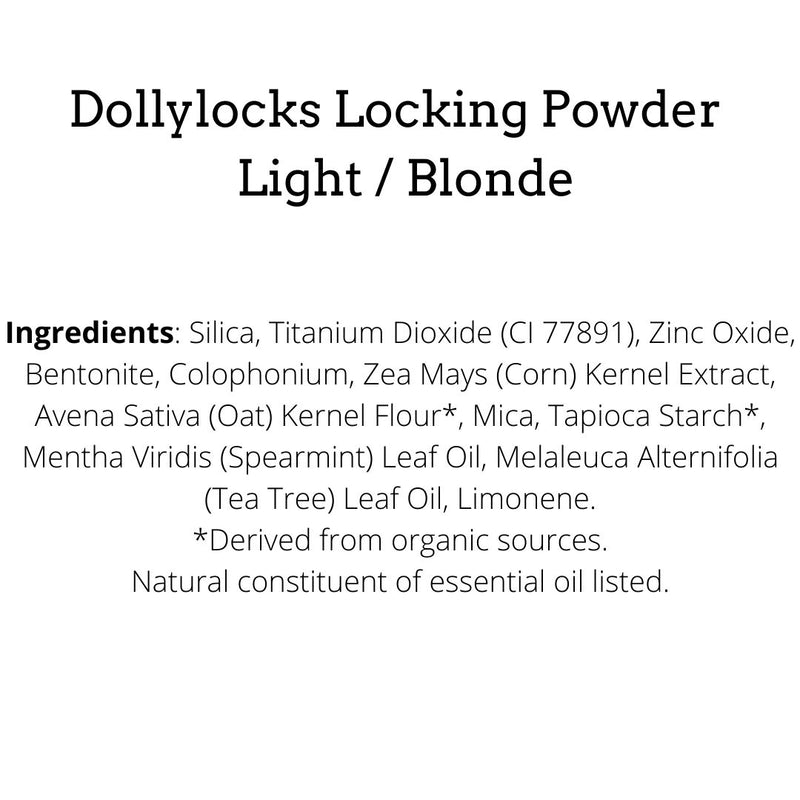 Dollylocks Dry Shampoo Locking Powder Light/Blonde