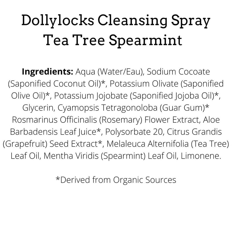 Dollylocks Cleansing Spray | Tea Tree Spearmint