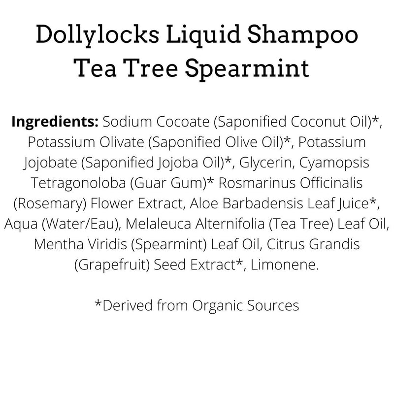 Dollylocks 8oz Tea Tree Spearmint Dreadlock Cleansing Spray